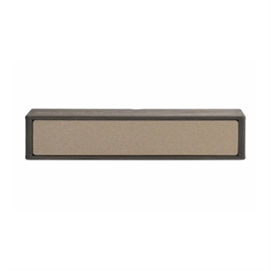 Ella HIFI TV-bord - Massiv ask - Beige stof klap - Mål: 122 x 24 x 32 cm. - Flere varianter